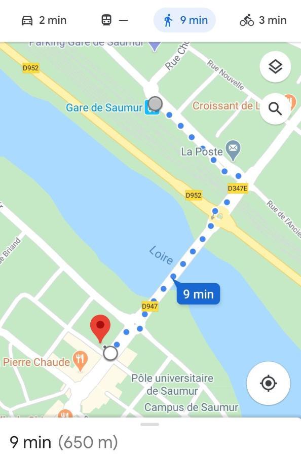 Appartement 1-6 Pers Situe Entre Les Ponts Saumur Kültér fotó