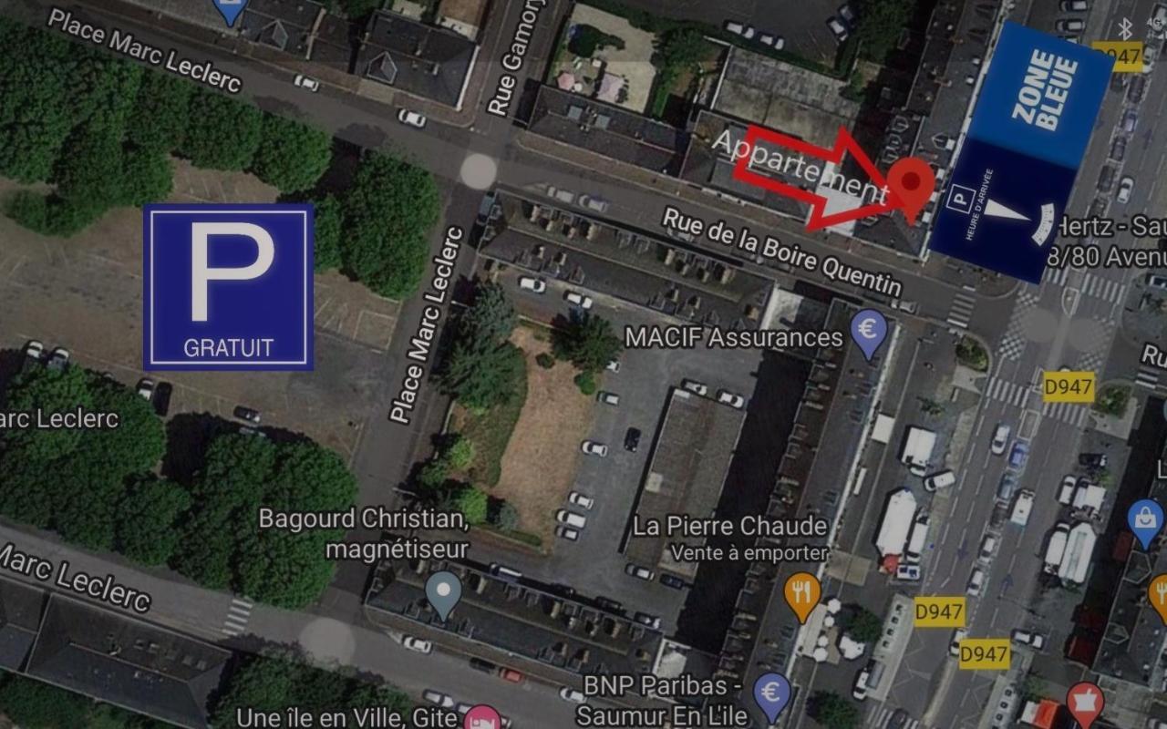Appartement 1-6 Pers Situe Entre Les Ponts Saumur Kültér fotó
